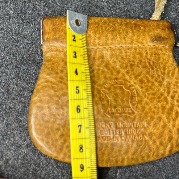 Vintage Rocky Mountain Artists Butter Hide Coin Pouch Wallet - Picture 6 of 6